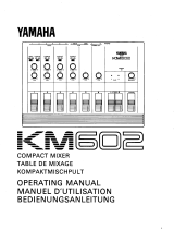 Yamaha KM602 Instrukcja obsługi
