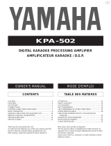 Yamaha KPA-502 Instrukcja obsługi