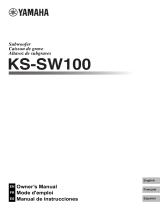 Yamaha KS-SW100 Instrukcja obsługi