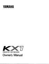 Yamaha KX1 Instrukcja obsługi
