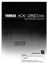 Yamaha KX-250 Instrukcja obsługi