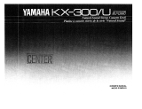 Yamaha KX-300U Instrukcja obsługi