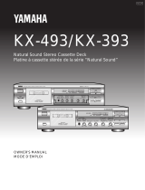 Yamaha KX-393 Instrukcja obsługi