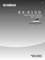 Yamaha KX-E100 Instrukcja obsługi