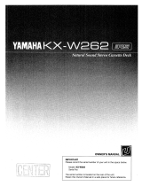 Yamaha KX-W262 Instrukcja obsługi