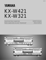 Yamaha KX-W321 Instrukcja obsługi