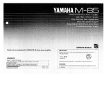 Yamaha M-85 Instrukcja obsługi