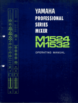 Yamaha M1524 M1532 Instrukcja obsługi