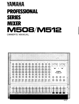 Yamaha M512 Instrukcja obsługi