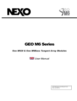 Yamaha Geo M6 Series Instrukcja obsługi