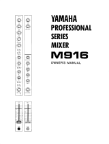 Yamaha M916 Instrukcja obsługi