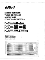 Yamaha MC1603 Instrukcja obsługi