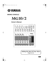 Yamaha MG2 Instrukcja obsługi