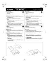 Yamaha RK-MG102 Instrukcja obsługi