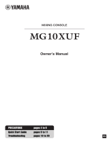 Yamaha Mixing Console MG10XUF Instrukcja obsługi