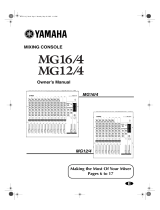 Yamaha MG12/4 Instrukcja obsługi