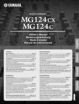 Yamaha mg124c compact mengpaneel met 12 kanalen Instrukcja obsługi