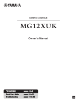 Yamaha MG12XUK Instrukcja obsługi