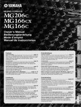 Yamaha MG166CX Instrukcja obsługi