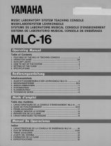 Yamaha MLC-16 Instrukcja obsługi