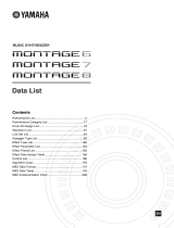 Yamaha MONTAGE6 Karta katalogowa