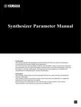 Yamaha MOX8Synthesizer Instrukcja obsługi
