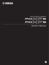Yamaha MOXF6/MOXF8 Instrukcja obsługi