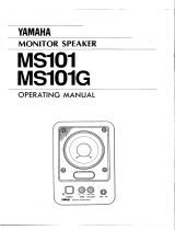 Yamaha MS101G Instrukcja obsługi