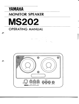 Yamaha MS202 Instrukcja obsługi
