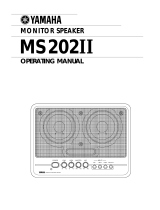 Yamaha MS202II Instrukcja obsługi