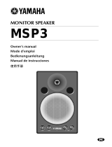 Yamaha MSP3 Instrukcja obsługi
