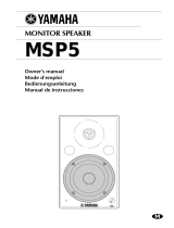 Yamaha MSP5 Instrukcja obsługi