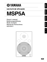 Yamaha MSP5A Instrukcja obsługi