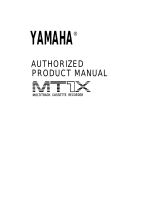Yamaha MT1X Instrukcja obsługi