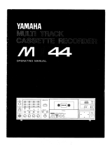 Yamaha MT44 Instrukcja obsługi