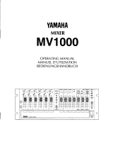 Yamaha MV1000 Instrukcja obsługi