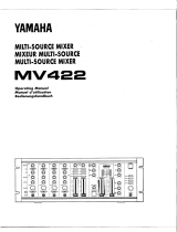 Yamaha MV422 Instrukcja obsługi