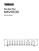 Yamaha MV802 Instrukcja obsługi