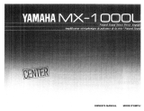 Yamaha MX-1000 Instrukcja obsługi