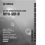 Yamaha MY8-SDI-D Instrukcja obsługi