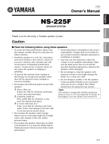 Yamaha NS-225F Instrukcja obsługi