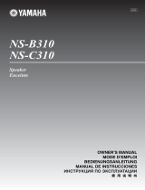 Yamaha NS-B310 Instrukcja obsługi