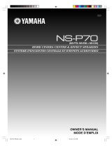 Yamaha NS-P70 Instrukcja obsługi