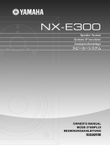 Yamaha NX-E300 Instrukcja obsługi