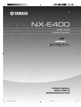 Yamaha NX-E400 Instrukcja obsługi