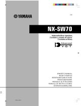 Yamaha NX-SW70 Instrukcja obsługi