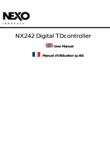 Nexo NX242 Instrukcja obsługi