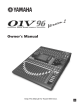 Yamaha O1v Instrukcja obsługi