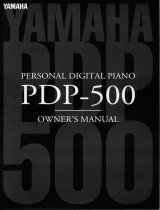 Yamaha PDP-500 Instrukcja obsługi
