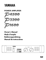 Yamaha P3200 Instrukcja obsługi